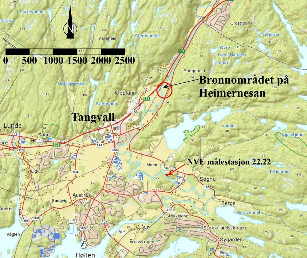 Søknad om uttak av grunnvann fra løsmasser fra Heimernesan grunnvannsanlegg(2) 10 Søgneelva er sjøørretførende og vernet mot vannkraftutbygging gjennom Verneplan IV for vassdrag (NOU 1991a,b).