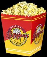 7001 Popcornbeger 1,4 liter x 500st, EPD 2293223 1025 Popcorn
