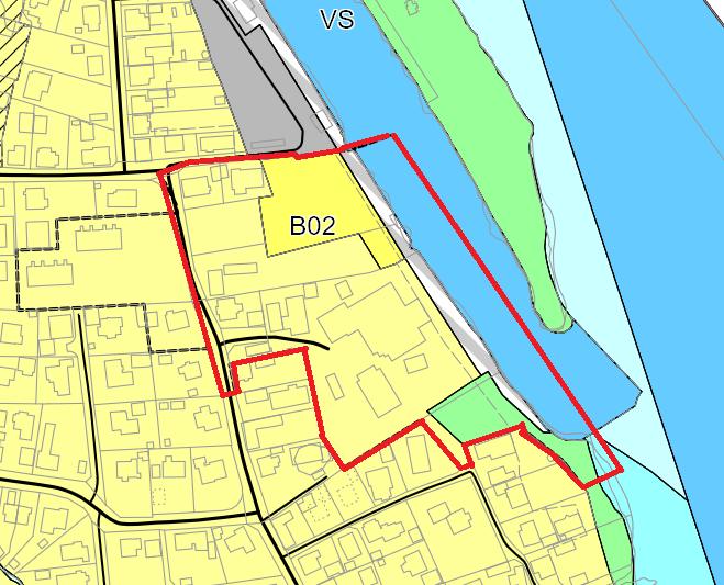 Planstatus I kommuneplanen er planområdet avsatt til bolig, kombinert samferdsel bilfritt område, småbåthavn, og friluftsområde. Kommuneplanen setter en byggegrense mot kyststien på omtrent 15 meter.