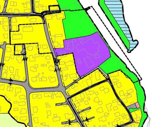 gjestehavn. Kommuneplanens juridisk bindende bestemmelser for Svelvik sentrum 16 stiller krav til parkeringsdekning, allmenn ferdsel i gater/kyststi, lekeplasser og byggegrense mot sjøen.