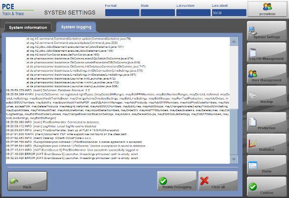 8.7.1 Henting av systeminformasjon For å få en oversikt over all installert programvare og enheten åpner du Systeminnstillinger-skjermen og velger Systeminformasjon-fanen.