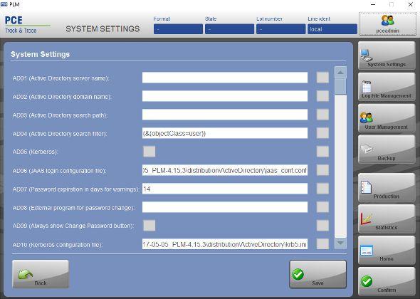 5.2.2 Redigere systeminnstillinger LES DETTE PLM Module overstyrer systeminnstillinger «System SettingsExtensions» i PLM Module overstyrer systeminnstillinger i linjeformatet.