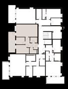 3roms 71 m2 BRA Romslig terrasse og stor uteplass mot vest Stue med åpen kjøkkenløsning og spiseplass 2