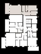 3roms 78,5 m2 BRA Romslig terrasse og stor uteplass mot vest Stue med åpen kjøkkenløsning og spiseplass 2