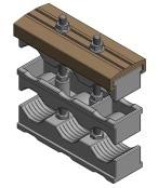 2859358 4 kabler ø22-42 KSF422 242mm stk 1kg 2859338 3 kabler