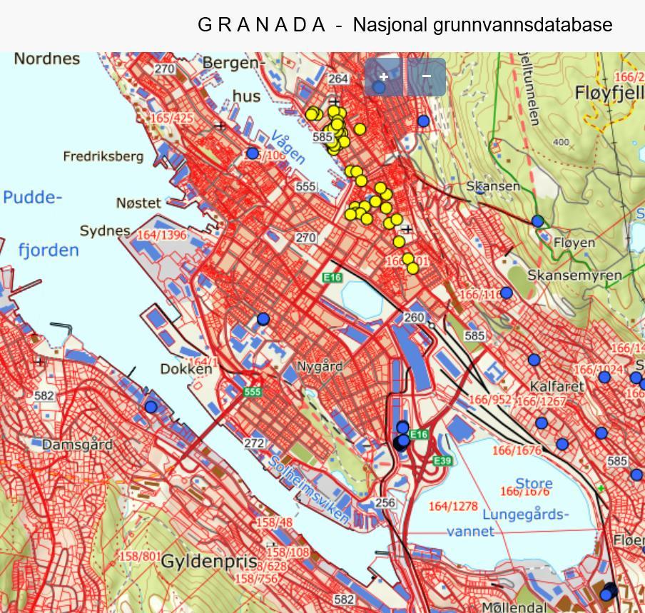 Dokumentasjon ny, forbedret og enklere registrering av brønner BRØNNREG fra NGU Brønnene samles i brønndatabasen og er tilgjengelig fra karttjenesten GRANADA Viktig