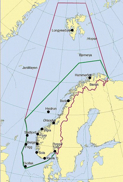 Baser for redningshelikoptre og luftambulanser 6 SAR-baser Opereres av Luftforsvaret (330-skvadronen) 2 Longyearbyen Sivil base (Lufttransport - Svalbard-traktaten) Evenes Tromsø