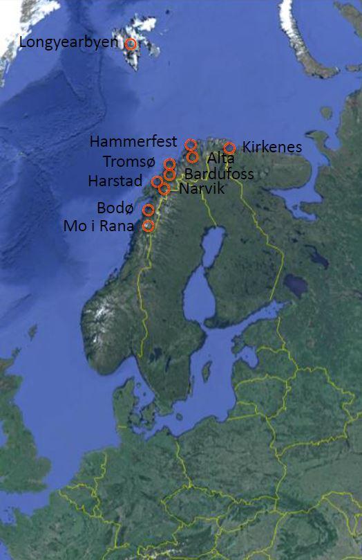 UiT i tall Fra et universitet på Tromsøya i 2008 til et flercampusuniversitet med store geografiske avstander i 2016: 2008: Universitetet i Tromsø: 5 541 studenter 2009: Fusjon med Høgskolen i