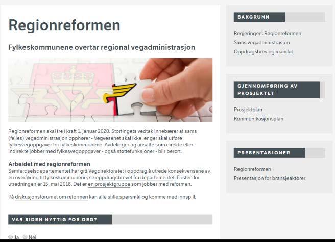 innspill til hovedrapporten Samarbeid med fylkeskommunene og