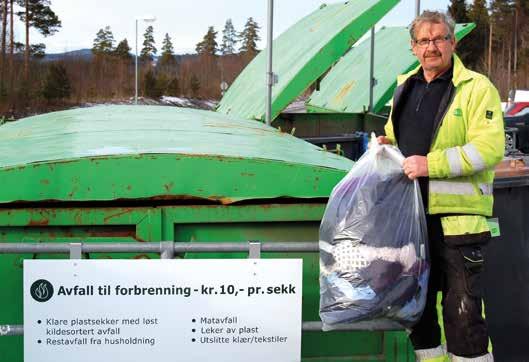 kr.,- pr. sekk Avfallet skal leveres i gjennomsiktige sekker på gjenvinningsstasjonene Fra og med i skal du bruke gjennomsiktige sekker når du skal kaste restavfall på våre gjenvinningsstasjoner.