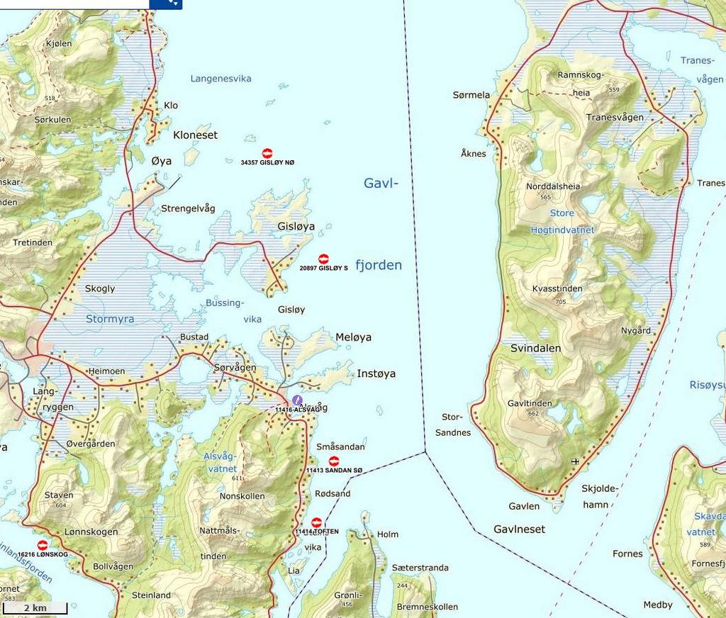 2 Innledning 2.1 Bakgrunn og formål Akvaplan-niva AS har på vegne av Øyfisk AS, gjennomført en forundersøkelse på lokaliteten Svindalen i Gavlfjorden, Andøy kommune i Nordland fylke.