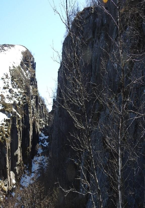 Inntaket planlegges i Lyngsåna like ovenfor Rykanfossen på kote 400. Her vil det bli bygd en 30 meter lang og 3 meter høy betongdam. Dammen vil stue vannspeilet ca 100 meter oppstrøms dammen.