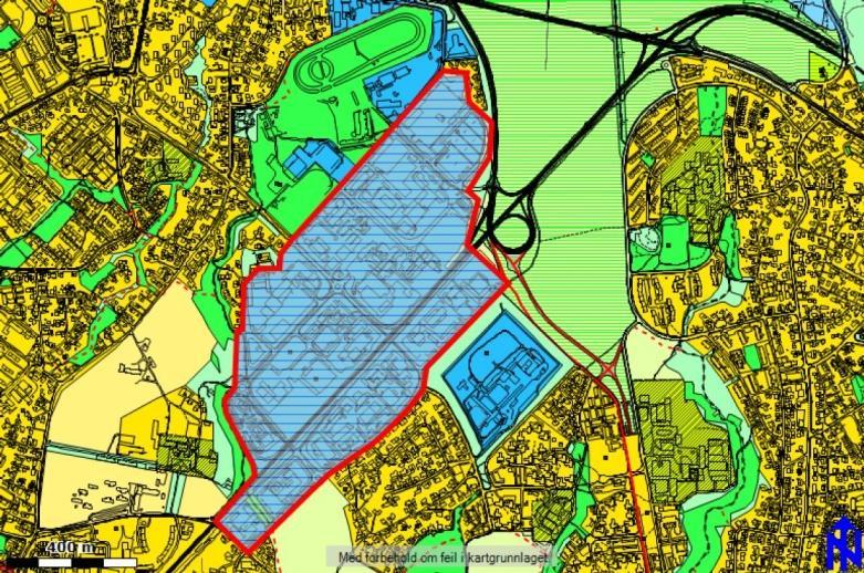 Tunga er et eget bestemmelsesområde i Kommuneplanens arealdel