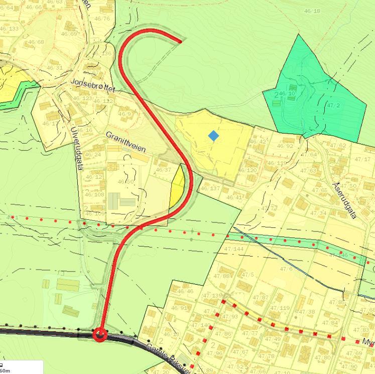 Ettersom gjeldende plan spesifikt la opp til terrassert blokkbebyggelse, vurderte kommunen at tilføyelse av mulighet til å bygge ny boligtype ikke kan behandles som en mindre endring av