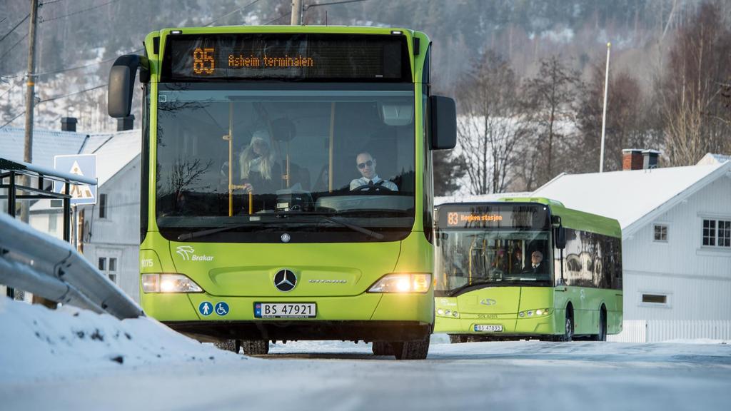 Kollektivtilbudet i distriktet Kjennetegnes av åpne skoleruter,