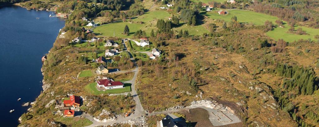 3 UTGJERDET VERDI Boligområdet Utgjerdet ligger på en høyde øst for Keilsundet, og teller omtrent 10 boliger fordelt langs en felles grusveg.