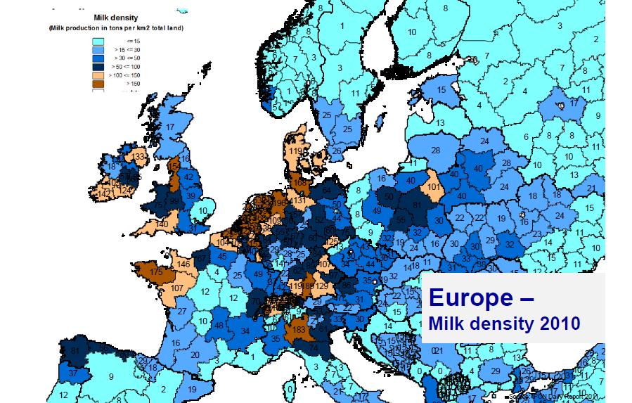 Råvarepris Norge og EU 6 5,5 5 4,5 4 3,5 3 2,5 2 1,5 Målpris