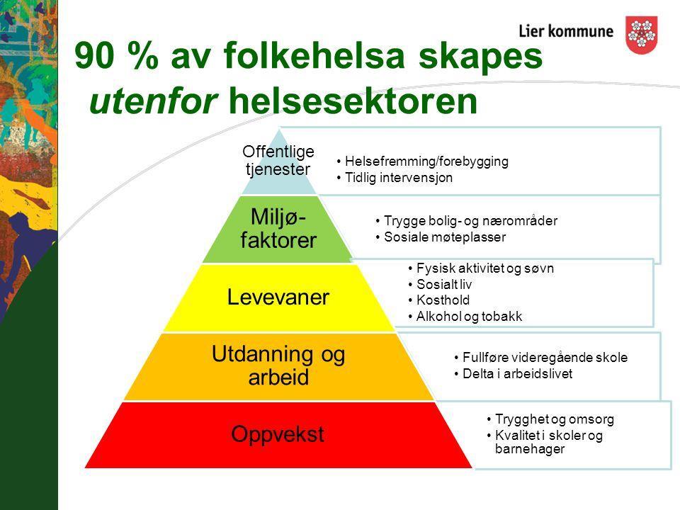 Forebyggende helsearbeid for voksne Kommuneoverlegens oppgaver er å kjenne