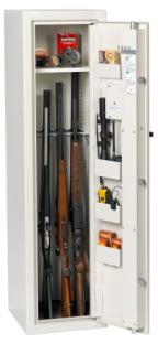 dørhyller, hylle m/uttak for lange våpen, pussestokkholder 150 kg 6 950 S1500/150-S H1500 B575 D400 mm Våpenholder for 8