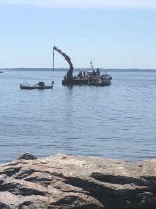 Orientering om utløpsledning fra Fuglevik RA som fløt opp og stenging av Ilastrand Søndag 3.6: Telefonhenvendelse fra beboer. Utløpsledning delvis i vannoverflaten på innsiden av badebøyene Mandag 4.