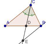 1.10.7 Delingsforhold for halveringslinja for en vinkel i en trekant Setning 1.10.3.
