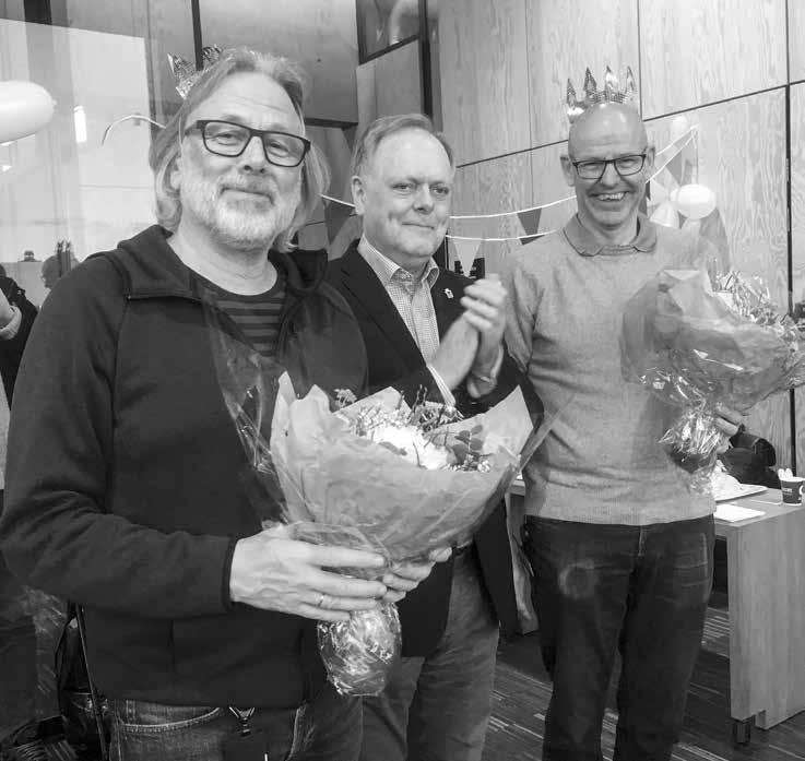 Knut Fangberget kommer som varaordfører for å hilse ungdommene. Jan og Morten får blomsterhilsen. musikk som viser hvor flinke vi er, som viser bredde i sjanger og som ofte er litt «tyngre» å spille.