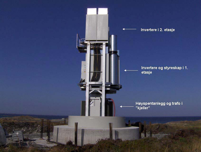 Tårn 20 Tårn (848.DDD.300) 20.1 Komponentbeskrivelse Tårnets primære funksjon er å bringe rotoren opp i en høyde der det er gunstige vindressurser.