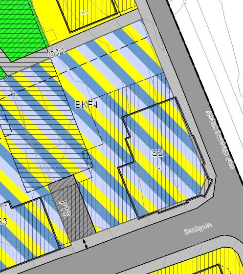 Figur 1: Foreliggende plankart Figur 2: Utsnitt fra plan for Lillehammer sentrum Endringer fra gjeldende plan Konkret legger planforslaget opp til følgende endringer fra gjeldende plan: - Avgrensning