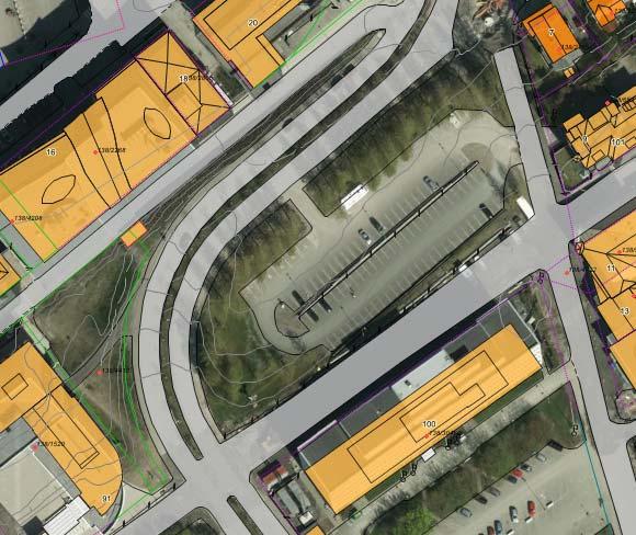 Detaljregulering kvartal 99, Bodø sentrum, plan ID 2016018 14 Fig. 5 Ortofoto 5.