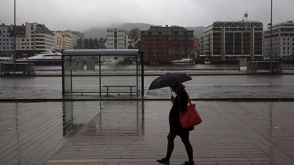 Våt sommer i Bergen Sommernedbør: 778 mm Tørr og