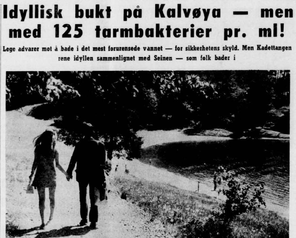 Badelivet i Oslofjorden, 1969 Og det var