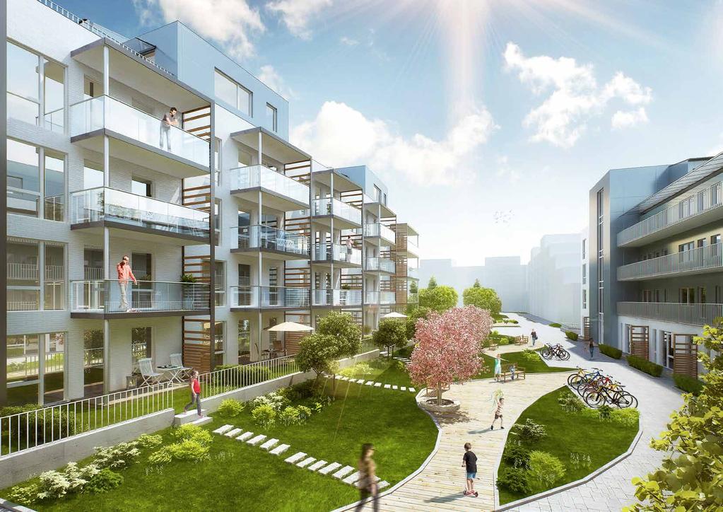 Illustrasjon. Endringer kan forekomme Mer enn bare moderne leiligheter Leilighetene i Ladebyhagen har gjennomgående god standard.