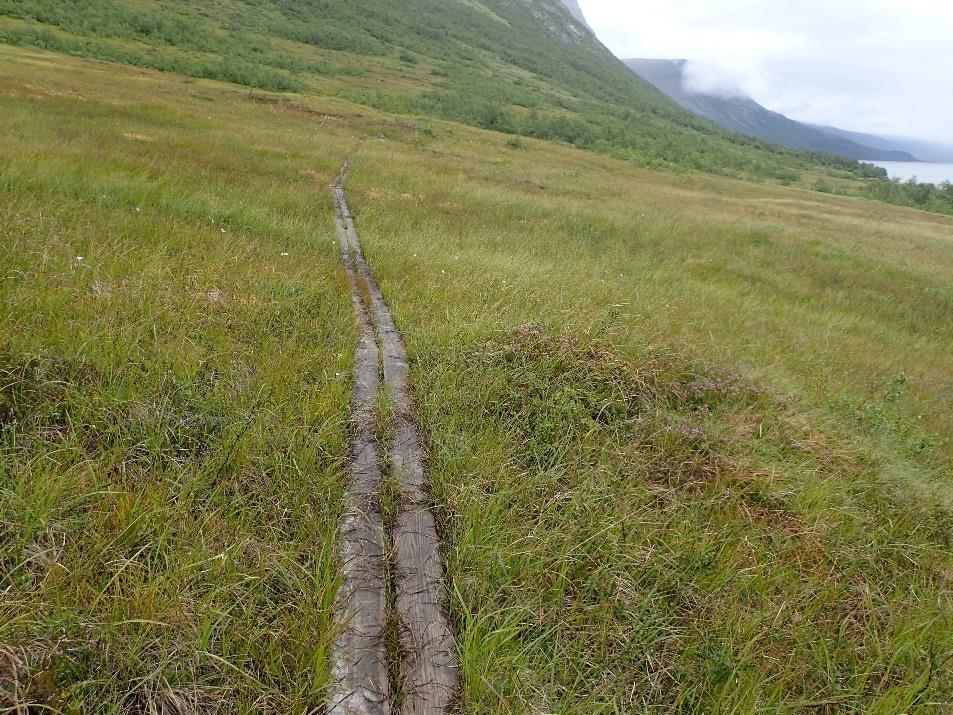 Vassenden og Vassendsætra sett fra nedstigninga