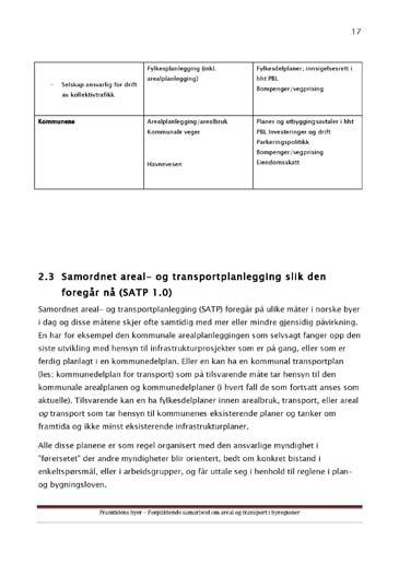 Del 4: Forpliktende samarbeid om areal og transport - Asplan Viak