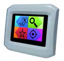 FAD.. Touchdisplay for standalone FAC / FEC-controllere 3,5 farge touchdisplay for visning av