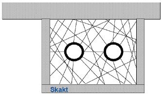 innlegg av gummi (reduserer lyden med opptil 3 db) Monter rørfestene på den tyngste veggen, der det er vanskeligst å skape svingninger Bruk færrest mulig rørfester for å begrense overføringen av lyd