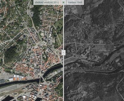 Prosjektstatus Historiske ortofoto Sarpsborg LACHØS64 Avtale for innkjøp i data i Sarpsborg underskrevet Gjenstår innlegging av data i NiB