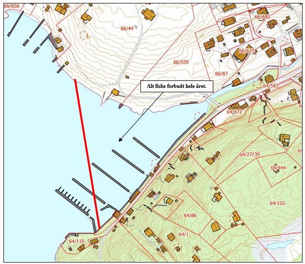 15 Fig. 13. Kart over fredningssone ved utløpet av Slevikbekken i Fredrikstad kommune. 21.