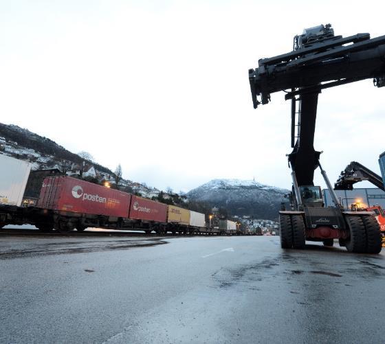 Hokksund Oppstart av ny godsterminal i Trondheim, større tiltak på Alnabru og