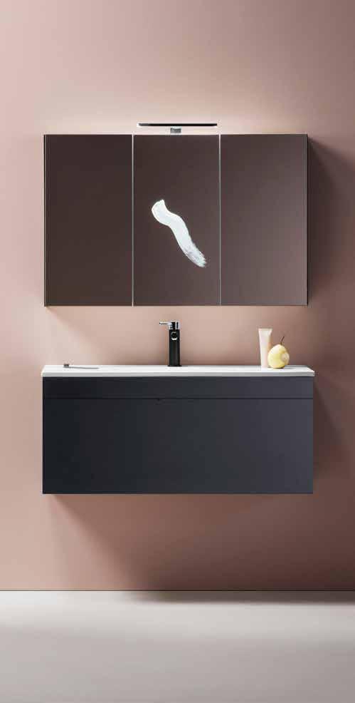 DESIGN BY Therese Samuelsson & Charlotte Johansson ROMSLIG DESIGN Hafa Go er et stilrent baderomsmøbel som passer inn uansett hvor du befinner deg i livet.