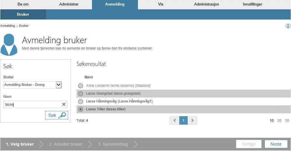 NB! Tilgangsstyringen i Autorisasjonsportalen avgjør hvilke applikasjoner som vises for brukeren. Flere av fagapplikasjonene har egen tilgangsstyringer hvor superbrukere gir tilganger i applikasjonen.