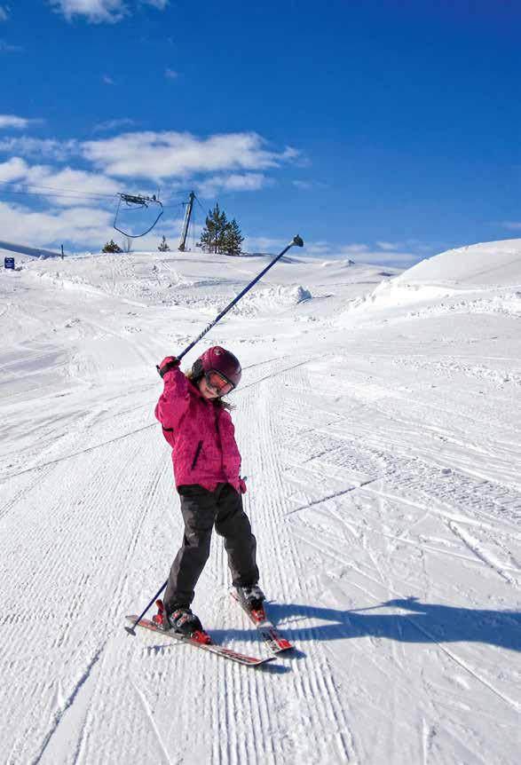 Aktiviteter vinter Alpin Familievennlig anlegg med 3 heiser, samt barn og skilek område med 2 barnebånd. 7 nedfarter med lengste løype på 1,1 km.