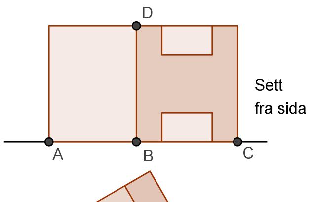 AC a a Sinussetningen i trekanten ACD gir sin D = sin 60 = = R Oppgave a.