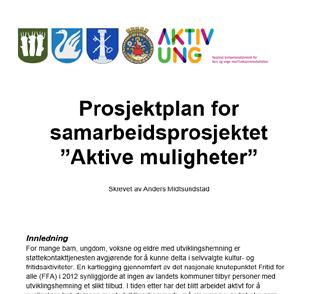 Utgangspunkt Samarbeidsprosjektet «Aktive muligheter» Målsetting: prøve ut og videreutvikle arbeidsmetoden Fritid med Bistand (FmB) for å gje menneske med utviklingshemming deltaking i sjølvvalde