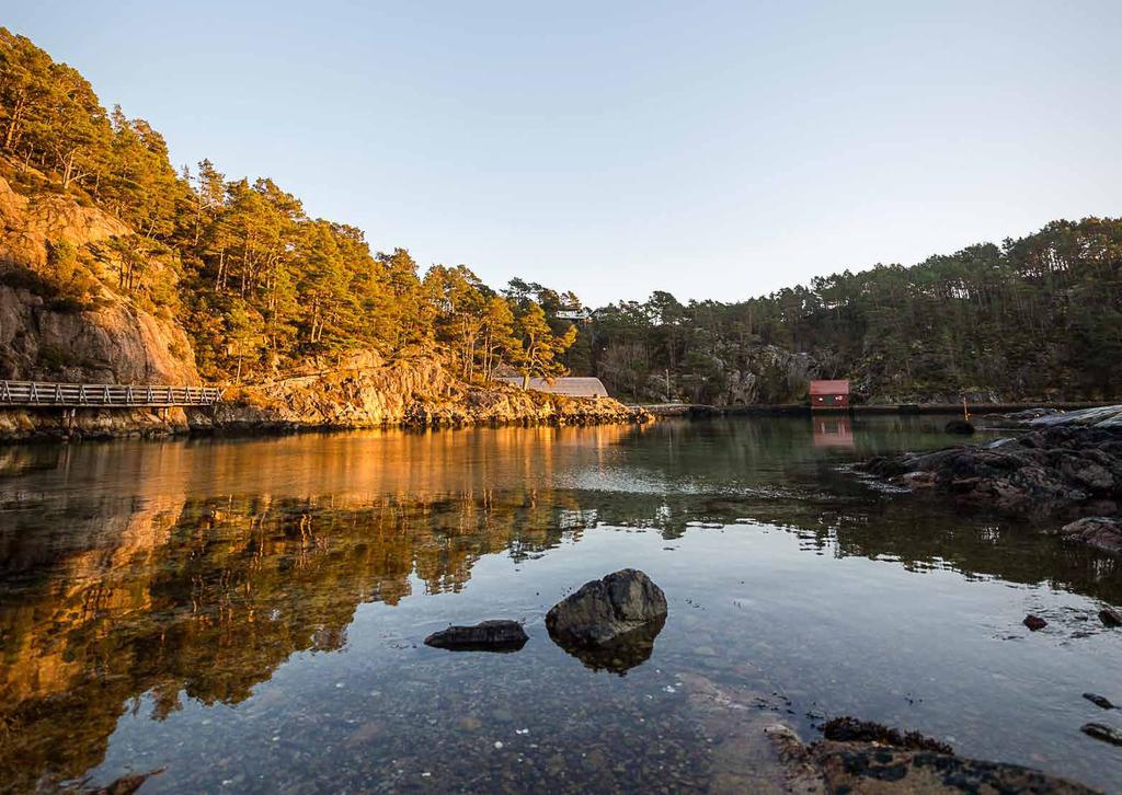 Øya har en nydelig