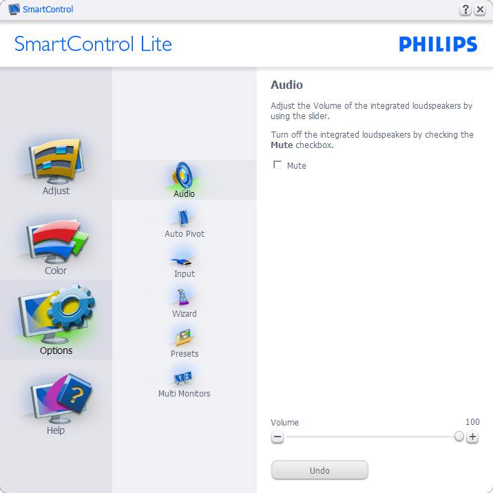 3. Bildeoptimering Options (Alternativer) > Input (Inndata) - Er kun aktiv når du velger Inndata fra rullegardinmenyen Options (Valg).