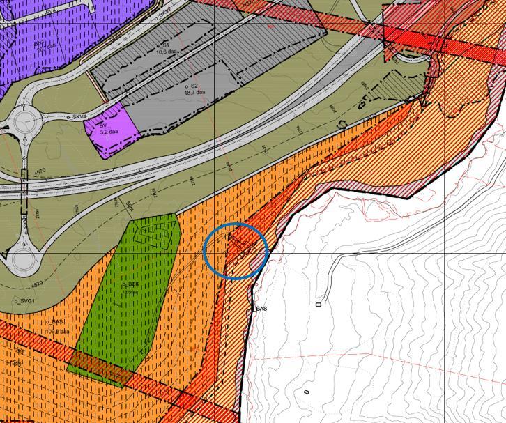 Bygning på eigedom 11/24 antar ein vert riven i byggetrinn 3, grunna nærleik til ny E134.