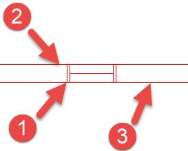 Først velger du insettingspunkt for vindu Pkt. 1 med venstre museknapp. Snap til Nearst slås automatisk på slik at du treffer vegglinjen. Deretter velger du Pkt. 2 som er vegglinje motsatt side.