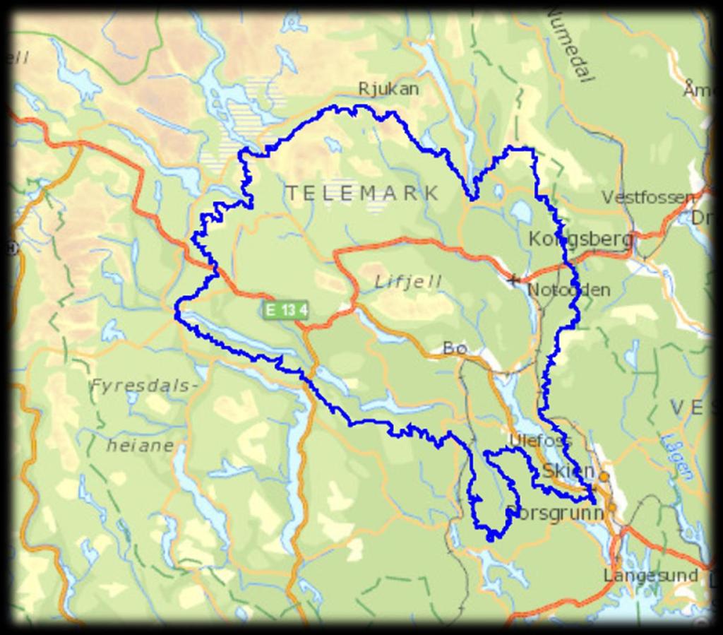Overvåking av lokaliteter i vannområde Midtre Telemark 2016.