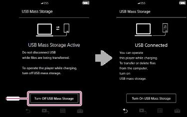 Bruke USB-masselagring-modus Når du kobler Walkman til en Windows-datamaskin, er følgende modi tilgjengelige. USB-masselagring-modus Datamaskinen bruker Walkman som en USB-lagringsenhet.